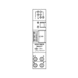 TM-ST7 AC220V 7 Minutes Mechanical Timer 18MM Single Module Din Rail Staircase Time Switch Timer 16A Instrument Timer Switch New