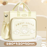 High Quality Thick Tutoring Bag Waterproof Portable Backpack Transparent Large Capacity Handbag School Office