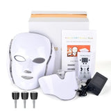 Microcurrents LED Beauty Mask Physiotherapy Facials Equipment Home Use Beauty Mask Devices Red Light Therapy Face Instrument
