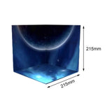 1/12 Scale Backdrop Scene Model Background Scene for Action Figures Dolls Mini Scale Car Parking Building Diorama Layout