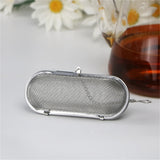 20pcs Oval Stainless Steel Mesh Tea Ball Infuser Loose Leaf Tea Spice Herb Tea Strainer