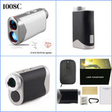 Lango OLED 1000Y Rangefinder Golf 6X Magnification Lock Flag Vibration Scope Laser Golf Range Finder by Leather
