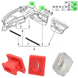 Panel Moulding Clips For BMW 3 Series E46 E90 E91 E92 E93 X5 E53 Auto Retainer Grommet