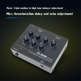 EF302 Sound Mixing Console USB Audio Mixer Microphone Recording Effects Audio Mixer EU Plug