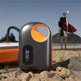 High Quality Customized Portable Mini Mobili 12v Dc Digital Electric Air Pump Wired Strong Power Air Pump for Inflatable Boat