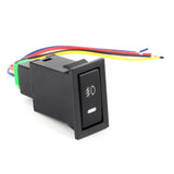 4‑Pole Universal Car Fog Lamp Switch Push Button for Toyota Land Cruiser 100 75 76 78 79 Series DRL Switch Button