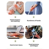 Heating Air Compression Hand Massager Set Professional Circulation Therapy for Pain Relief & Relaxation, Beauty Salon & Home