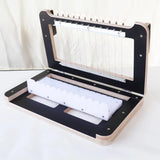 Accurately cut 1-inch bamboo soap slicer, hand-made soap with multiple wires, manual soap cutter cut 1-12 strips accurately