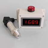 Digital Display Pressure Sensor with Alarm - Multi-Function Monitor for Gas/Air/Water/Hydraulic Pressure, Vacuum Pipeline