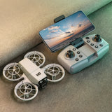 New V86 HD Photography Drone Optical Flow Positioning Intelligent Obstacle Avoidance A Foldable Remote Control Aircraft