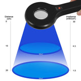 20LED Blacklight Wood Lamp Skin Care UV Magnifying for Vitiligo Exam Beauty Detection