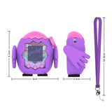 Cute Owl Protective Sleeve Case for Tamagotchi Paradise Electronic Pet Travel Carrying Case with Lanyard Scratch-Resistant