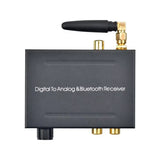 192Khz-24bit Wireless 5.0 Digital to analog converter DAC with audio 3.5mm Volume Adjustment for Projectors Xbox360 PS5 PC