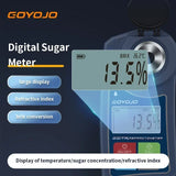 Digital Brix Meter Refractometer for Measuring Sugar Content Fruit Juices New Beverages Sprite Beverage Sugar Tester Instrument