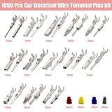 1050Pcs Terminal pin for car connectors Car Electrical Wire Connectors Terminal Pins Male Female electric pin automotive pin