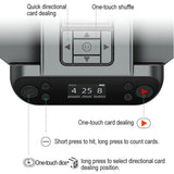 Auto Card Shuffle Dealer Machine 360° Rotating Shuffling 2 In 1 Playing Cards Dealing Tool Games Poker Device With Bid Buttons