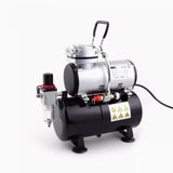Adjustable home mini small oil-free compression pump with pressure switch safety valve AS-186 air compressor