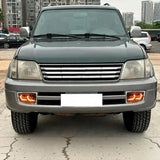 LED Daytime Running Light Fog Lamp Front For Toyota Land Cruiser Prado 90 Series FJ90 LC90 2700 3400 1996- 2002