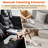 Multi-Function Steam Spray Suction Head With 1/4" Quick Disconnect Coupler Valve For Shop Vac Mytee Vacuum Extractor System