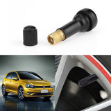 1pc/4pcs Car Wheel Tyre Valve Portable Snap-in Tubeless Tire Tyre Valve Stem Black Rubber Valve Stems for Car Wheel Tyre Valve