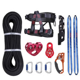 H Professional Outdoor Park, Backyard, Kindergarten Zip Line Kit with Harness