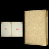 New Paper Blank Folder A4 Thicken Certificate Holder File Page Folder