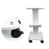 Beauty Salon Rolling Trolley Cart Storage 40 kg load Spa Equipment Stand 3 Tier Salon Table Wooden Shelf 360° Silent Wheels