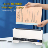 4mm Thermal Fusion Cover For Document Finishing A4 Office Hot Melt Binding Machine Small Automatic Gluing Home Binding Machine