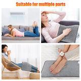 Electric Heating Pad Massager Therapy for Body Abdomen Back Pain Relief Winter Warmer Blanket Thermal Massage Mat 30*59cm