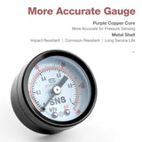 Pneumatic Air Pressure Regulator AR3000-N02 1/4 NPT Port Thread 0-150 PSI Gauge Aluminum Alloy