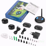 Smart Pet Fence Wireless Remote Shock Vibration Electronic Collar LED Training Dog  Remote Control Dog Trainer