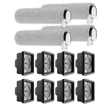 A78E-12PCS Roller Brush & Hepa Filter For Xiaomi Truclean W20 / 2C / 4C / 2 Lite Replacement Accessories Vacuum Brush Vacuum Fil