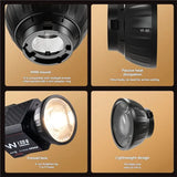 YF-80 Mini Fresnel Lens 9 Time Brighter Brightness Effect With Spotlight Attachment& Mini Adapter Ring For S100 W120B CX100