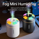 180ML Mini Air Humidifier Electric USB Aroma Diffuser Essential Oil Purifier Aromatherapy Color Lights For Car Home Bedroom