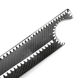 Trim Sticker Real Carbon Fiber Decorative Cover For Car Central Control Instrument Panel For MINI R55 R56 2007-2013 LHD