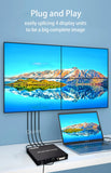 2x2 HDMI Video Wall Controller HD 1080P 1X2 1X4 1X3 3x1 4X1 Multi Screen Stitching Processor 4 TV Splicing Box Splicer 180° Flip