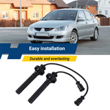 2 PCS Spark Plug Ignition Wire Cord Set for Mitsubishi Lancer 1.6L MD365102