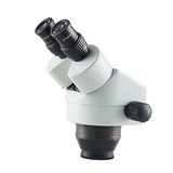 China 7x - 45x Optical Zoom Industrial Binocular Stereo Microscope with LED Light Electronic Lab Testing Mobile Phone Repair