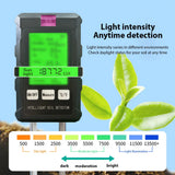 6 in 1 Soil Tester PH Meter Sunlight Ambient Humidity Temp Soil Moisture Tester Nutrient Fertility Detector Garden Soli Analyzer