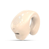 Wireless Ear Clip on Headphone TWS Earphone Single in-Ear HiFi Stereo Touch Control Sports Headset with Mic