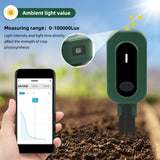 Temperature Humidity Sunlight Tester Soli Analyzer Versatile Gardening Tool Tuya Zigbee Wireless Soil Moisture Meter Intelligent
