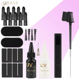 3-5s UV Lamp for Hair Extensions - 20g UV Glue, Bonding Remover & Anti-UV Shield