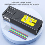 for Bundle Bare Ribbon Non Visible Optical Fibers Fiber Optic Thermal Stripper Rechargeable Auto Heating Stripping Tool