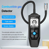 MESTEK CGD902 Analog Display Combustible Gas Detecter High Sensitivity Inflammable Natural Methane Gas Leak Meter Dual Alarm