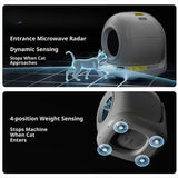 Wholesale Automatic Cat Litter Box OEM Electric Self Cleaning Litter Box with APP Control Upgraded Safety Protection
