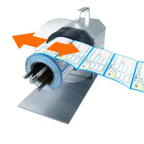 V5pro Electric Label Rewinder Adjustable Speed Synchronized Tension Control for Barcode Labels