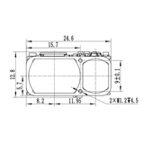 Laser Rangefinder Module 1500M Long Range Long 1.5Km 905Nm Fordrone Pod PTZ Ranging Sensor