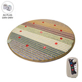 PEMF Magnetic Therapy Mat with 7 Chakra Healing Crystals - Far Infrared Round Mat for Headache Relief, Energy Balance & Stress