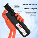 Handheld 200/400 Times Fiber Optic Magnifying Glass/Microscope with SC Connector Ceramic End Face Detector for FTTH Applications