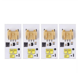 White Daytime DRL Driving Angel Eye Maker Light Diode Boards for BMW 2013 -2015 F30 F35 Pre-LCI Xenon Headlight